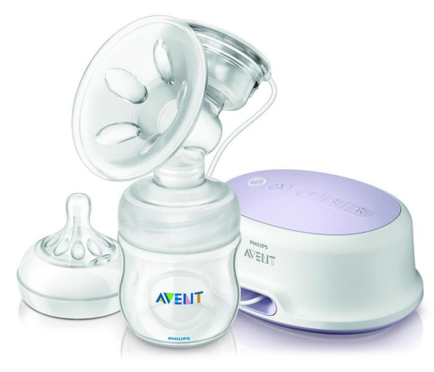 Philips Avent Laktator Elektryczny NATURAL +Butelka 125ml 0m+ - 320331 - zdjęcie